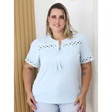KB54322 BLUSA FEMININA LISA PLUS SIZE LANÇAMENTO 2025
