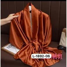 LENÇO FEMININO LISO TOQUE DE SEDA LANÇAMENTO 180x85cm