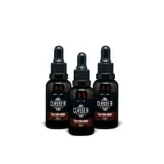 OLEO PARA BARBA HIDRATANTE CHEIROSO REVITALIZANTE 30ml - 3 UN - CLASSE A
