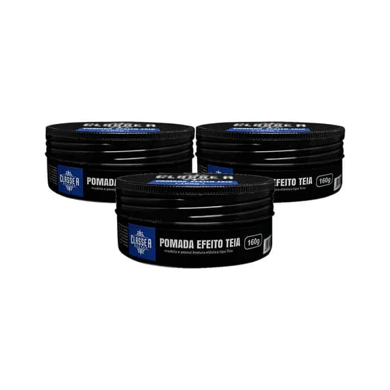 KIT POMADA MODELADORA EFEITO TEIA 160G - 3UN -  CLASSE A