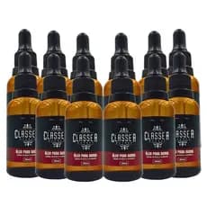 Kit 12x Óleo Para Barba 30ml Classe A Possui Hidratantes e Fortalece Os Fios Profissional