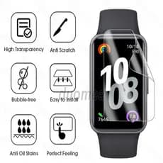 Protetor De Tela Filme Transparente Acessórios De Cobertura Completa Para Huawei Band 11 Pro 10 9 8 7 6 / Honor Band 9 7
