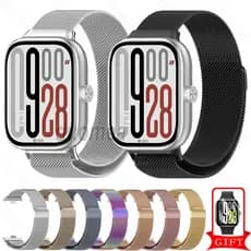 Pulseira De Aço Inoxidável Metal Acessórios Para Redmi Watch 6 5 4 3 Active Lite / Xiaomi Smart Band 10 9 8 Pro