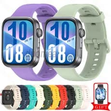 Pulseira De Silicone Acessórios Para Huawei Watch Fit 5 4 3 / Huawei Watch Fit 5 4 Pro