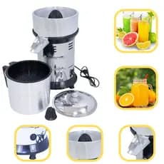 Espremedor De Laranja Industrial Extrator De Suco Limão Inox 700w Visalu + Jarra de 3L Alta Rotação