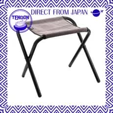 CAMPING MOON Banqueta Dobrável Camping Assento Baixo Cadeira Estilo Baixo Tecido de Lona Cor Marrom F-35-H