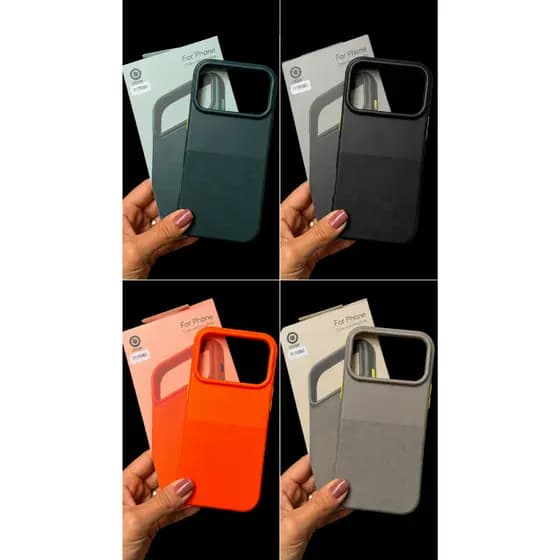 Capa Premium para iPhone 17 PRO MAX – Textura Emborrachada  e Design Moderno