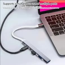 HUB TIPO C H'maston ZHQ-22 Tipo C Hub Adaptador 5 em 1