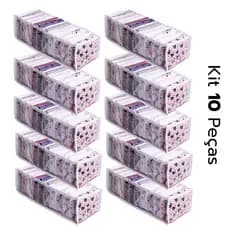 Kit 10 Colmeia Organizadora 40x10x10 Gaveta Roupas Bebês
