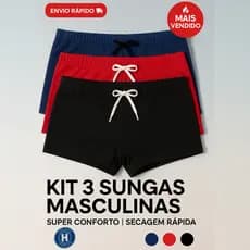 Sunga Boxer Masculina Diversas Cores Envio Imediato em até 24h