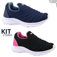Kit Tênis Infantil Menina Menino Sem Cardaço Passeio
