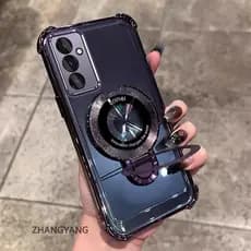 Capa Para Samsung A26 A36 5G A56 5G Caso Claro Espessamento Banhado De Silicone À Prova De Choque De Telefone CCCCA9