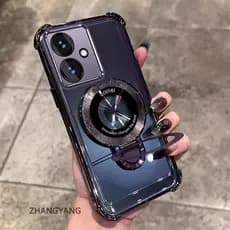 Capa Para OPPO A79 5G Transparente Espessante Banhada De Silicone À Prova De Choque Telefone CCCCA9