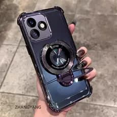 Capa Para OPPO A5 Pro 5G Transparente Espessante Banhada De Silicone À Prova De Choque De Telefone CCCCA9