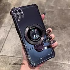 Capa Para Samsung A12 A22 4G M12 M22 M32 Caso Claro Espessamento Banhado De Silicone À Prova De Choque De Telefone CCCCA