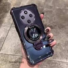 Capa Para Redmi 14C Transparente Espessante Banhada De Silicone À Prova De Choque Telefone CCCCA9