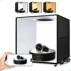 Mini Estúdio Portátil 60x60 Cabine Fotografica Profissional Estúdio Fotos Luz Usb