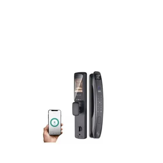Tuya XSDTS 6068S Fechadura Digital Wifi Câmera Facial 3d Alto Padrão Luxo