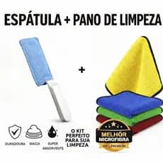 Limpador De Transpasse Espatula Limpa Vidros Janelas E Box