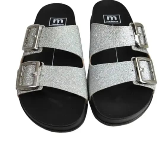 Chinelo Birken Feminino Slide Conforto Casual Moda Original glitter.