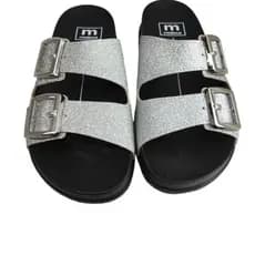 Chinelo Birken Feminino Slide Conforto Casual Moda Original glitter.