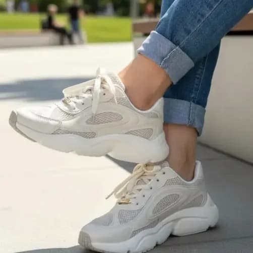 Tênis Vizzano Chunky Feminino 1440.100 Esportivo  academia leve e confortavel Tênis Leve Feminino