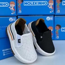 Infantil Tênis Molekinho Bebê Calce Fácil Ultra Conforto Original