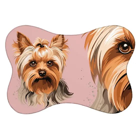 Tapete Para Comedouro Pet Antiderrapante Jogo Americano Pet Gato e Cachorro 46x33 [2]