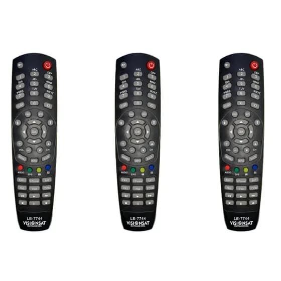 Controle remoto  vision sat le-7744 envio no mesmo dia