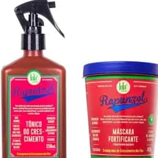 Kit Rapunzel Tonico Do Crescimento 250ml E Máscara 450g Lola Cosmetics