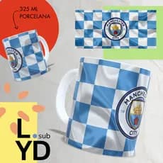 Caneca Personalizada Manchester City Futebol Xícara Personalizada Caneca de Café Caneca Time Futebol