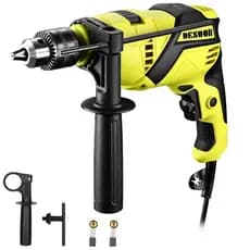 Furadeira De Impacto 900w Profissional 3000rpm Alta Potência para Obras Concreto Madeira Desoon