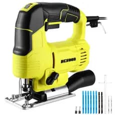Serra Tico Tico Eletrica Desoon 750W Profissional 6 Velocidades Corte Madeira Metal 127V Com Laminas