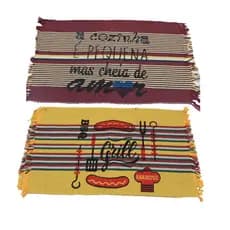 Kit 05 tapete Estampados de banheiro Decorativo atoalhado 100% Algodão promoção