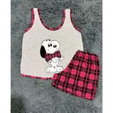 Babydoll adulto regata Snoop mescla
