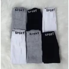 24 Pares Meia SPORT Algodão Alta Qualidade Cano Alto