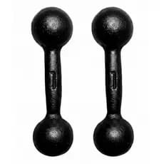 PAR 2 HALTERES BOLA 1KG PINTADOS TREINO FITNESS ACADEMIA GYM MUSCULAÇÃO FUNCIONAL CROSSFIT CASA PRO