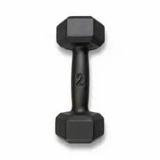 HALTER SEXTAVADO 1KG PINTADO PESO DUMBBELL EXERCÍCIO FORÇA MUSCULAÇÃO GYM PILATES FISIOTERAPIA ACADEMIA EM CASA