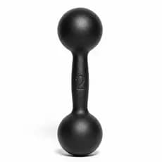 HALTER BOLA 2KG PINTADO PESO DUMBBELL EXERCÍCIO FORÇA MUSCULAÇÃO GYM PILATES FISIOTERAPIA ACADEMIA EM CASA