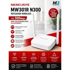 Roteador Mercusys Mw301r N300 300mbps Wi-fi 2 Antenas IPv6 Original