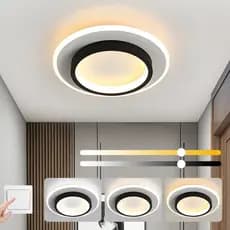 3 Cores 110V-220V Luminária de teto Moderna LED Lustre para Corredor Sala Quarto Cozinha 6