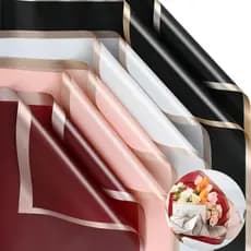 Kit 20/40 Papel De Buquê À Prova D'água E Umidade Para Fazer Buquês Como Presente