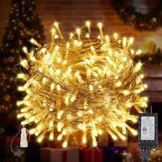 10/20/30m Corda De Luz De Natal Luzes LED Cor Quente Com Conector-110V/220V