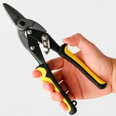 Tesoura Corta Chapa Ferro Aço Inox Profissional Alicate Chapa Corte Reto