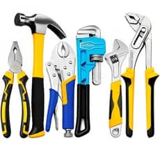 Kit Jogo  Ferramentas Chave Inglesa + Alicate Bomba + Grifo + Alicate Pressão