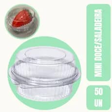 Mini Pote Redondo / Saladeira 120ml – Ideal para Doces e Sobremesas | 642