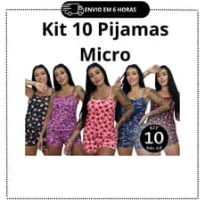 Kit 10 pijama baby dool MICRO estampado
