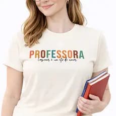 Camisa Feminina 100-% algodão 30.1 Professora confortável
