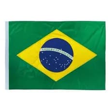 Bandeira do Brasil 150x90cm Grande Torcida Futebol Copa Verde Amarelo Decoração Evento Patriótica Faixa Bandeirão