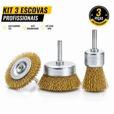 Escova  de Aço para furadeira